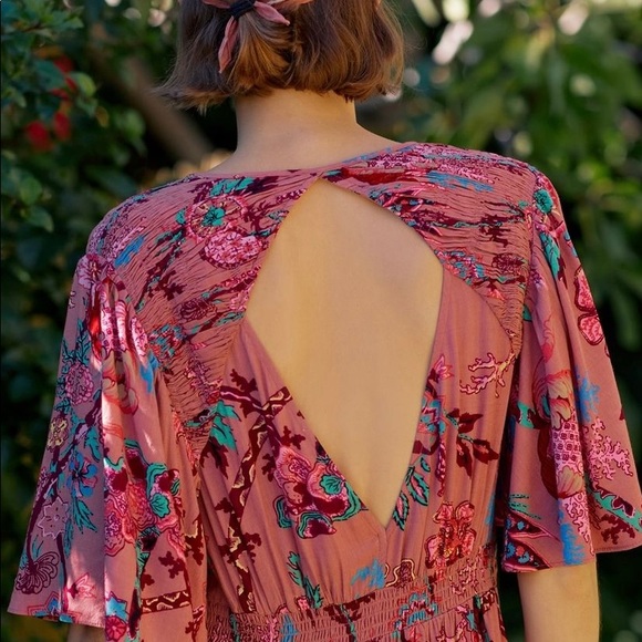 ✨NWT ANTHROPOLOGIE BEAUTIFUL FLORAL MAXI DRESS SIZE M I’ll take a decent offer✨ - Picture 8 of 13